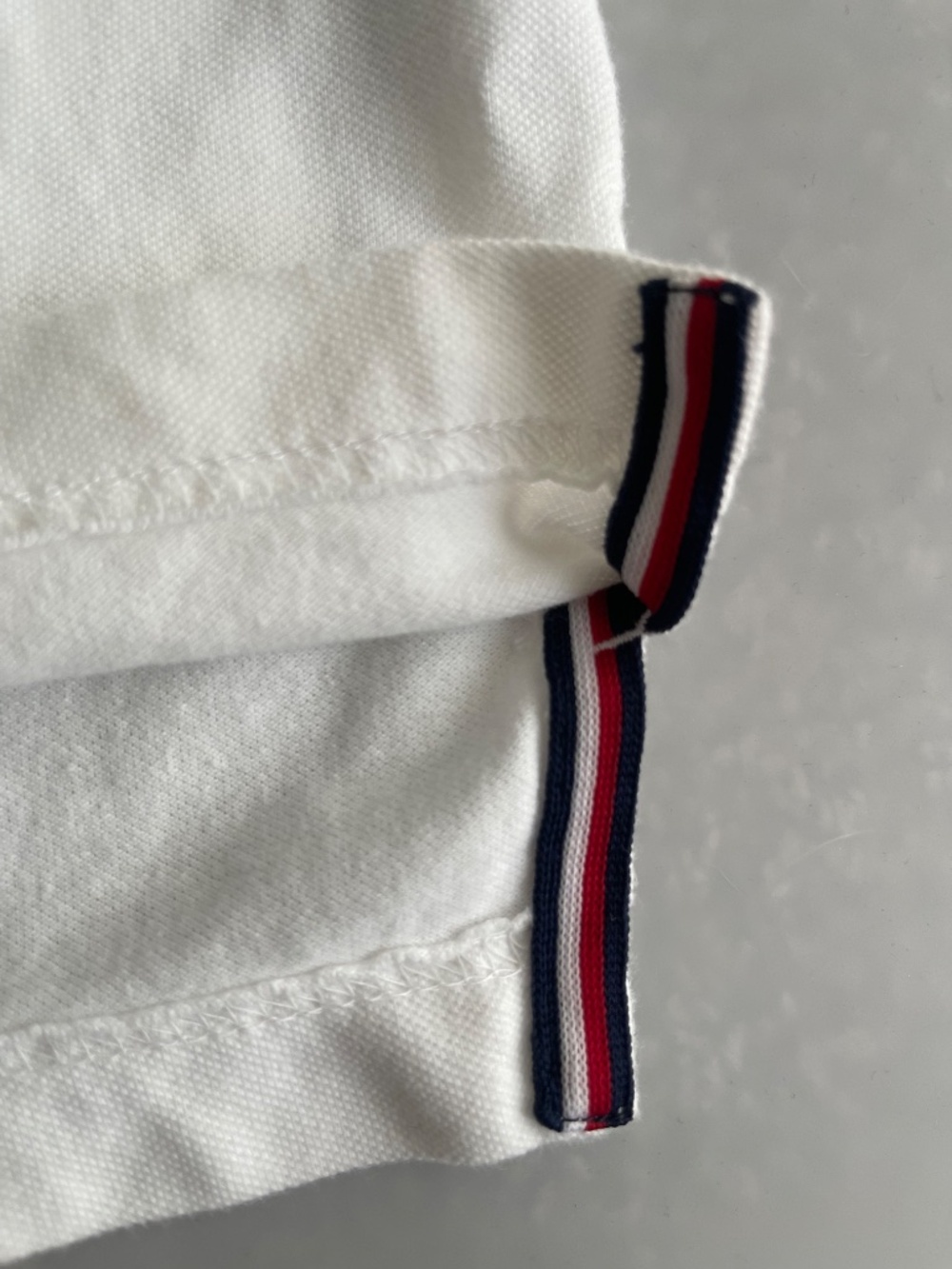 Tommy Hilfiger Custom Fit White Polo Shirt Men’s Small - Picture 5 of 9